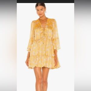 Sabina Museyev Yellow Mini Dress